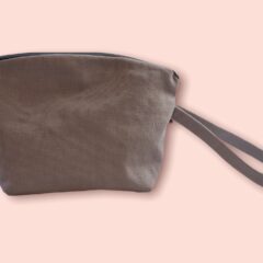 持ち手ポーチ試作しました。